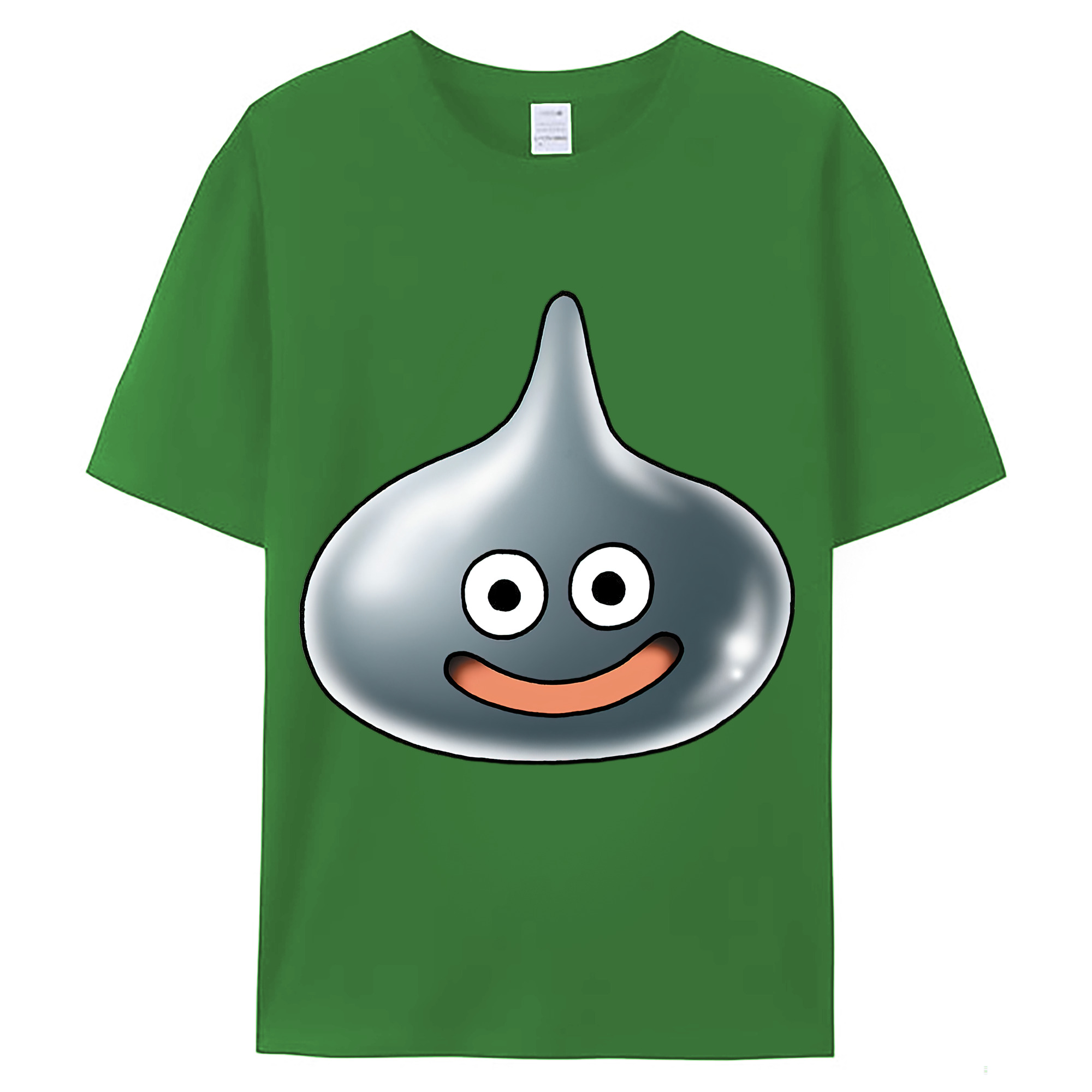 （画像用） ドラゴンクエスト Doragon Kuesuto Dragon Quest レディースカジュアルプリントTシャツ（綿100％）